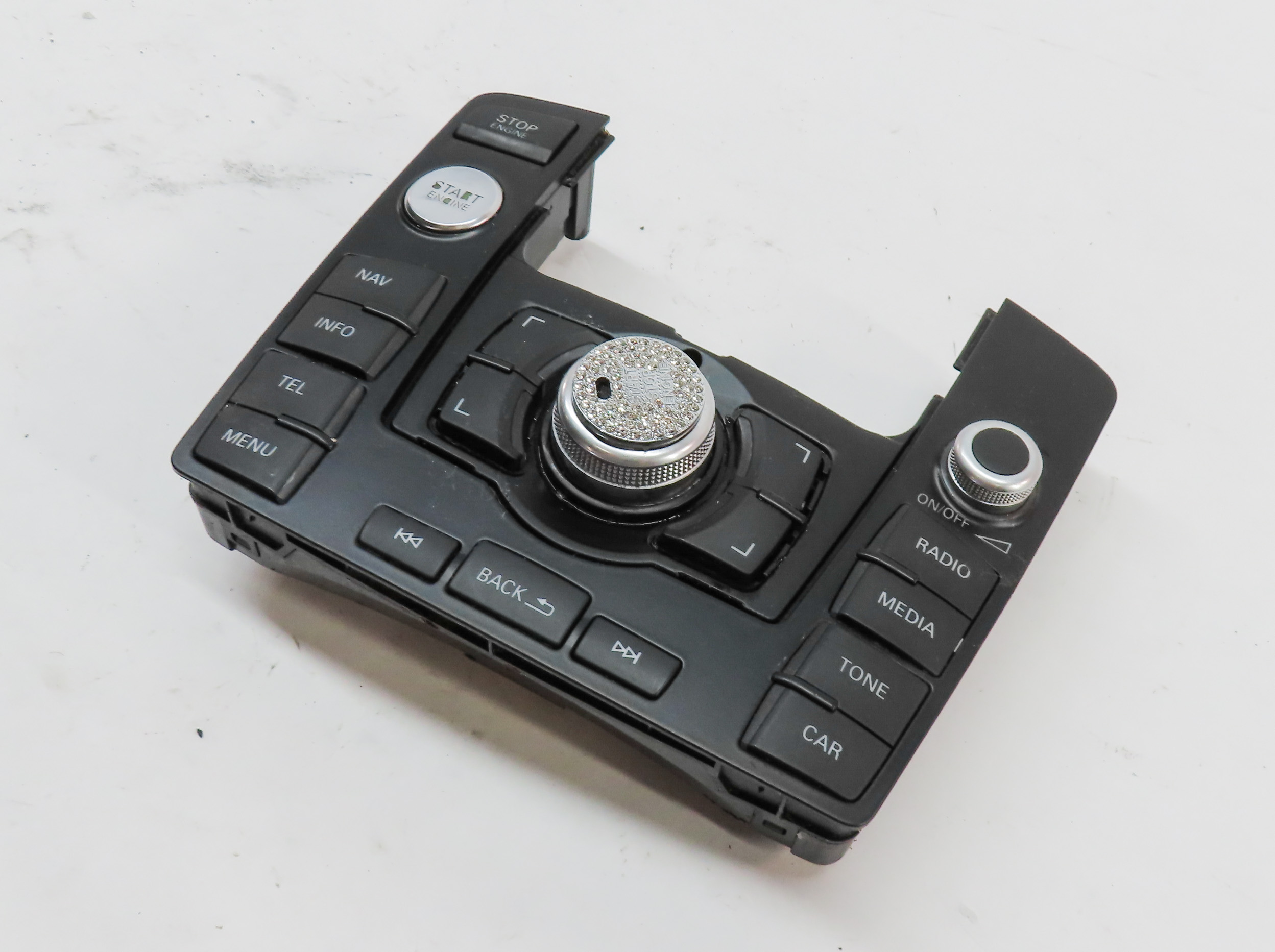 2012-2015 AUDI Q7 (4L) FRONT CENTER CONSOLE MMI MEDIA NAVIGATION CONTROL SWITCH — exact item pictured